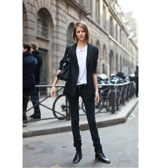 NWT! Black One-Button Blazer - Picture 4 of 15